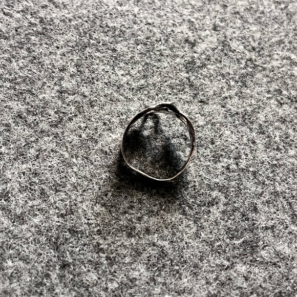 Geometric sterling silver ring - Picture 3 of 4